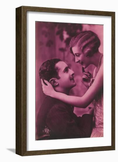 Romantic Postcard, C1920S-null-Framed Giclee Print