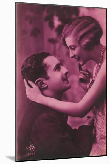 Romantic Postcard, C1920S-null-Mounted Giclee Print