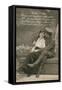 Romantic Postcard Featuring a Soldier and His Sweetheart, C1914-18-null-Framed Stretched Canvas