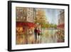 Romantic Promenade II-null-Framed Art Print