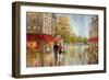 Romantic Promenade II-null-Framed Premium Giclee Print