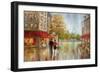 Romantic Promenade II-null-Framed Premium Giclee Print