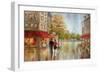 Romantic Promenade II-null-Framed Premium Giclee Print