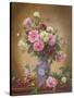 Romantic Roses of Yesteryear-Albert Williams-Stretched Canvas