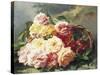 Romantic Roses-Pierre Bourgogne-Stretched Canvas