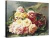 Romantic Roses-Pierre Bourgogne-Stretched Canvas