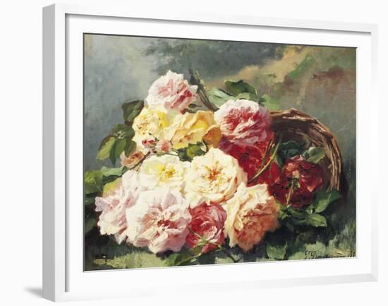 Romantic Roses-Pierre Bourgogne-Framed Giclee Print