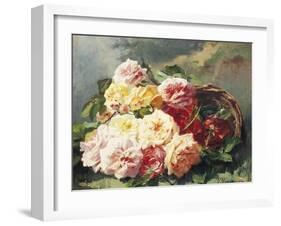 Romantic Roses-Pierre Bourgogne-Framed Giclee Print