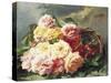 Romantic Roses-Pierre Bourgogne-Stretched Canvas