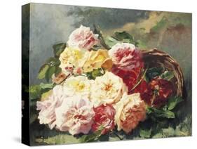 Romantic Roses-Pierre Bourgogne-Stretched Canvas