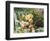 Romantic Roses-Eugene Henri Cauchois-Framed Giclee Print