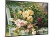 Romantic Roses-Eugene Henri Cauchois-Mounted Giclee Print