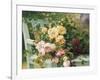 Romantic Roses-Eugene Henri Cauchois-Framed Giclee Print