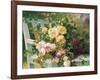 Romantic Roses-Eugene Henri Cauchois-Framed Giclee Print