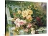 Romantic Roses-Eugene Henri Cauchois-Stretched Canvas