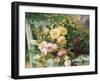 Romantic Roses-Eugene Henri Cauchois-Framed Giclee Print