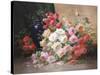 Romantic Roses-Alfred Godchaux-Stretched Canvas