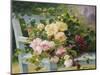 Romantic Roses-Eugene Henri Cauchois-Mounted Premium Giclee Print