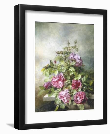 Romantic Roses-Claude Massman-Framed Giclee Print