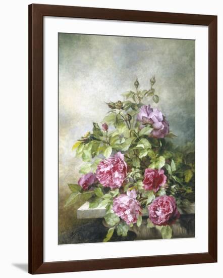 Romantic Roses-Claude Massman-Framed Giclee Print