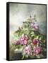 Romantic Roses-Claude Massman-Framed Stretched Canvas