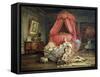 Romantic Scene, 1887-Ignacio De Leon Y Escosura-Framed Stretched Canvas
