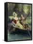 Romantic Serenade-Cesare A. Detti-Framed Stretched Canvas