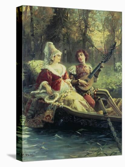 Romantic Serenade-Cesare A. Detti-Stretched Canvas