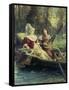 Romantic Serenade-Cesare A. Detti-Framed Stretched Canvas