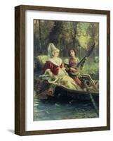 Romantic Serenade-Cesare A. Detti-Framed Giclee Print