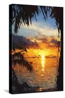 Romantic Sunset - In the Style of Oil Painting-Philippe Hugonnard-Stretched Canvas