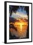 Romantic Sunset - In the Style of Oil Painting-Philippe Hugonnard-Framed Giclee Print