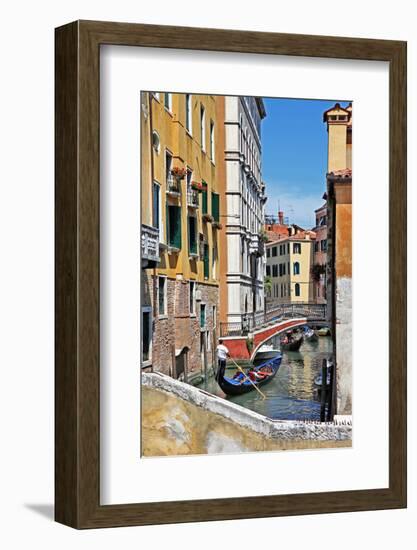 Romantic Venetian Canals-Maugli-l-Framed Photographic Print