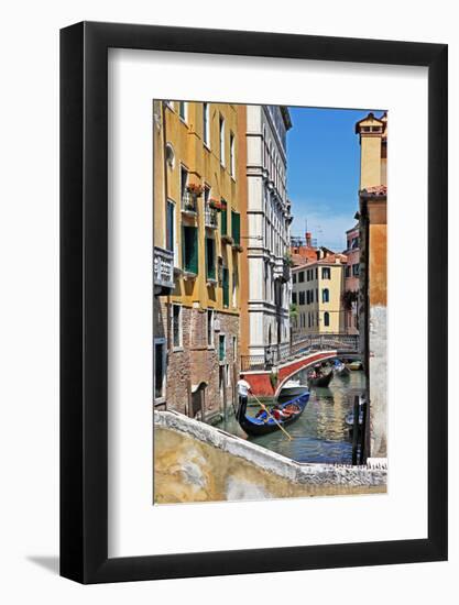 Romantic Venetian Canals-Maugli-l-Framed Photographic Print