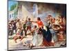 Romantic View of the Battle of the Alamo, 1912-null-Mounted Art Print