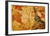 Romantic Vintage Letter From Paris-Maugli-l-Framed Art Print