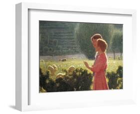 Romantic Walk, 1901-1902-Giuseppe Pellizza da Volpedo-Framed Giclee Print