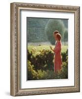 Romantic Walk, 1901-1902-Giuseppe Pellizza da Volpedo-Framed Giclee Print