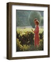 Romantic Walk, 1901-1902-Giuseppe Pellizza da Volpedo-Framed Giclee Print