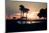 Romantic Walk along the Ocean at Sunset-Philippe Hugonnard-Mounted Premium Photographic Print