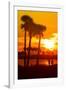 Romantic Walk along the Ocean at Sunset-Philippe Hugonnard-Framed Photographic Print