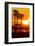 Romantic Walk along the Ocean at Sunset-Philippe Hugonnard-Framed Photographic Print