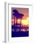 Romantic Walk along the Ocean at Sunset-Philippe Hugonnard-Framed Photographic Print