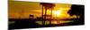 Romantic Walk along the Ocean at Sunset-Philippe Hugonnard-Mounted Photographic Print