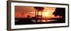 Romantic Walk along the Ocean at Sunset-Philippe Hugonnard-Framed Photographic Print