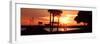 Romantic Walk along the Ocean at Sunset-Philippe Hugonnard-Framed Premium Photographic Print