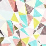 Abstract Background with Triangles and Colorful Geometric Shapes. Texture Pattern for Covers, Banne-Romas_Photo-Laminated Art Print