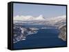 Rombakfjord From Ofoten Railway, Narvik, Nordland, Norway, Scandinavia, Europe-Rolf Richardson-Framed Stretched Canvas