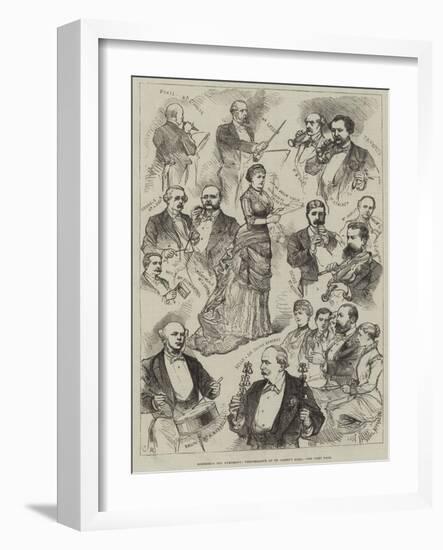 Romberg's Toy Symphony, Performance at St James's Hall-Charles Robinson-Framed Giclee Print