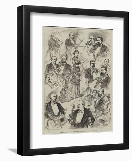 Romberg's Toy Symphony, Performance at St James's Hall-Charles Robinson-Framed Giclee Print